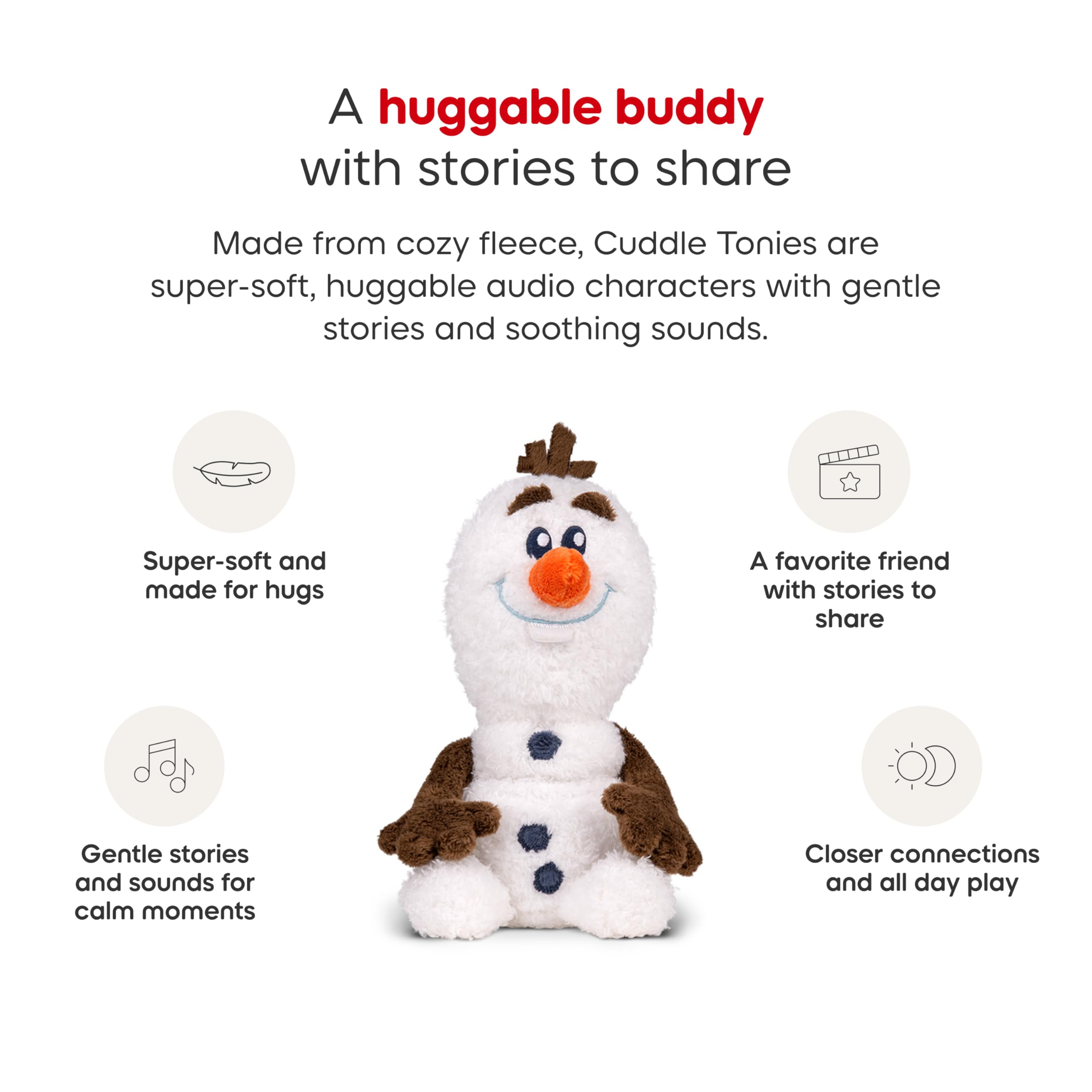 Amazon.com: Tonies Cuddle Olaf Audio Toy Plush from Disney's